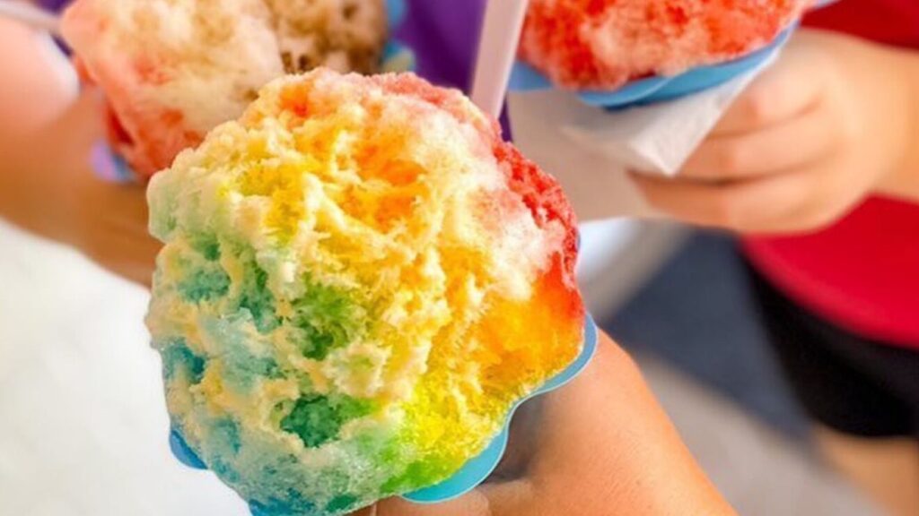 Authentic Hawaiian shave ice from Sweet Aloha Ice Cream, named Best Shave Ice in Florida by Yelp.